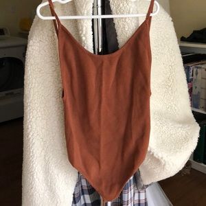 Burnt Orange Body Suit